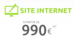 Site Internet à partir de 990 € HT
